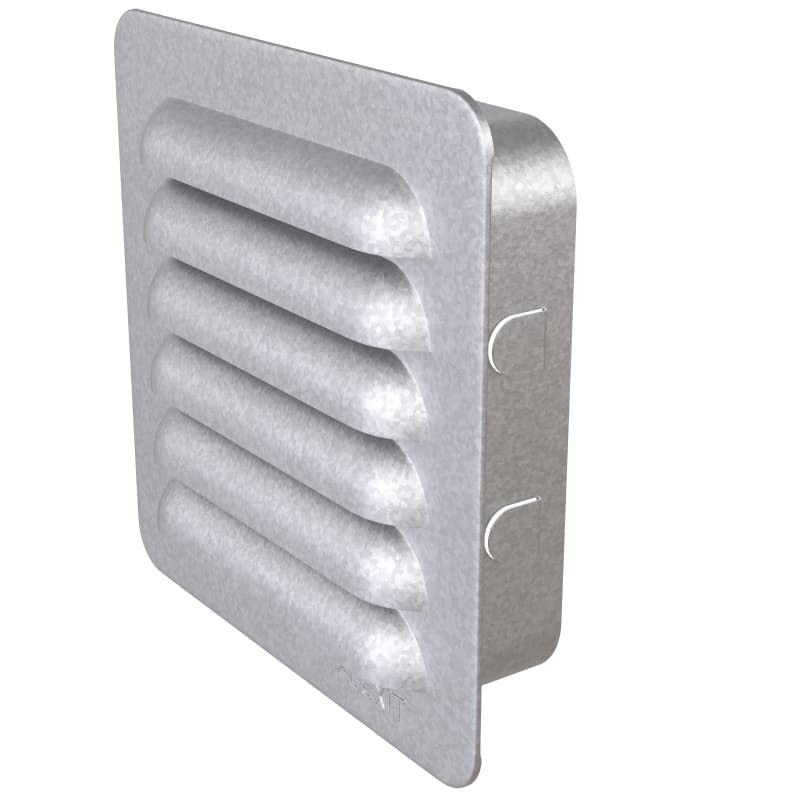 Louvre Grille w/Frame steel 150x150 mm (02310)