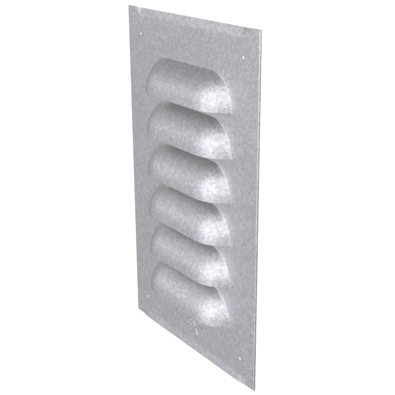 Louvre Grille Flat Steel 100x150mm (02301)
