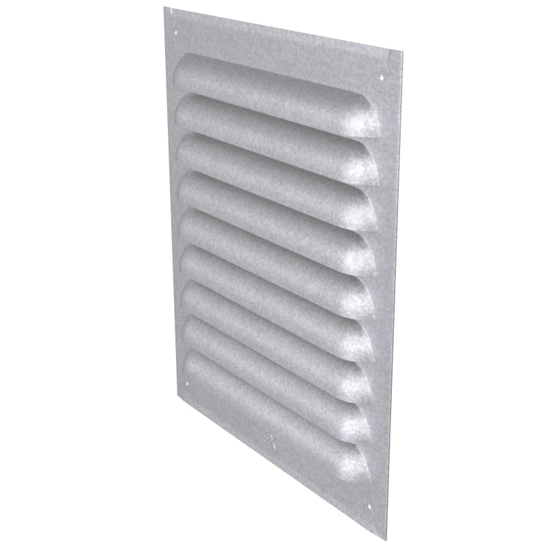 Louvre grille flat steel 225X225MM (02304)