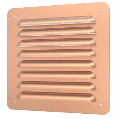 Louvre grille flat copper 155X155MM