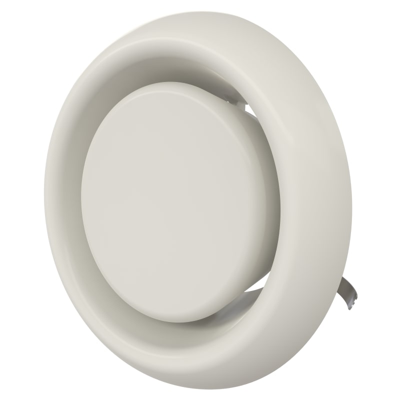 Extract Valve Ø125 white plastic EAN (02705)