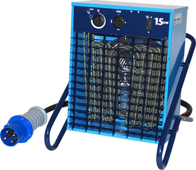 Fan Heater 15kW 230V Pluggable