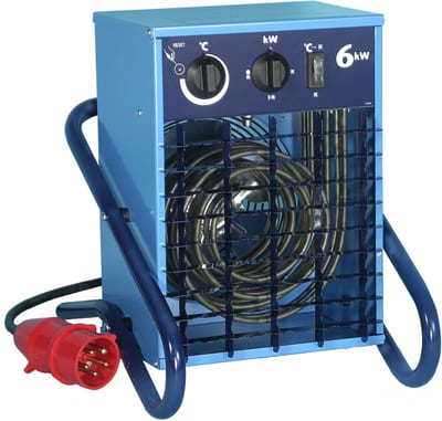 Fan Heater 6kW 400V Pluggable