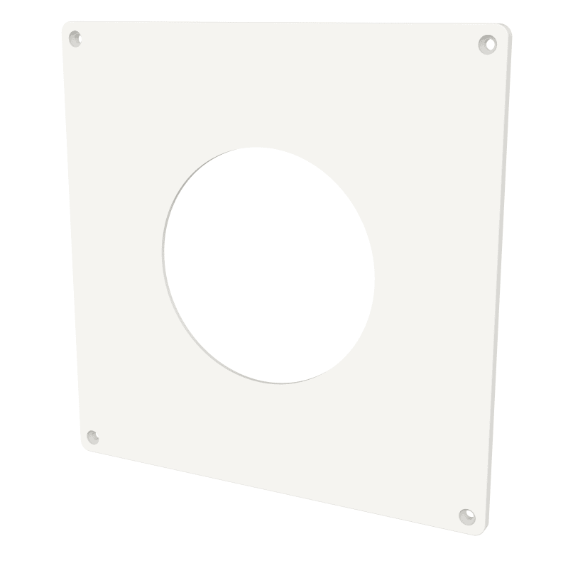 Cover plate 200X200 mm white (09215)