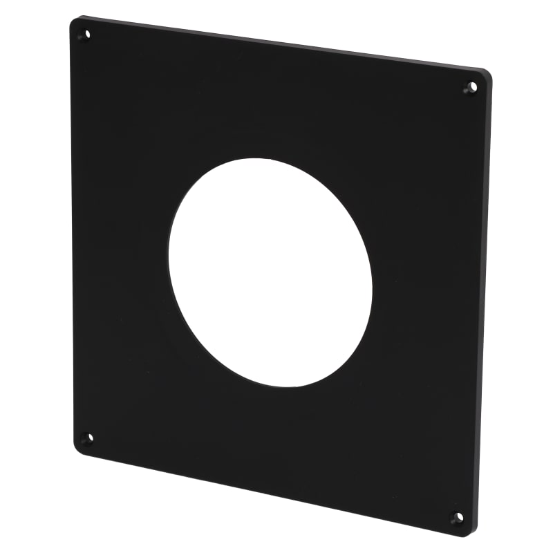 Cover plate 200X200 mm black (121474)