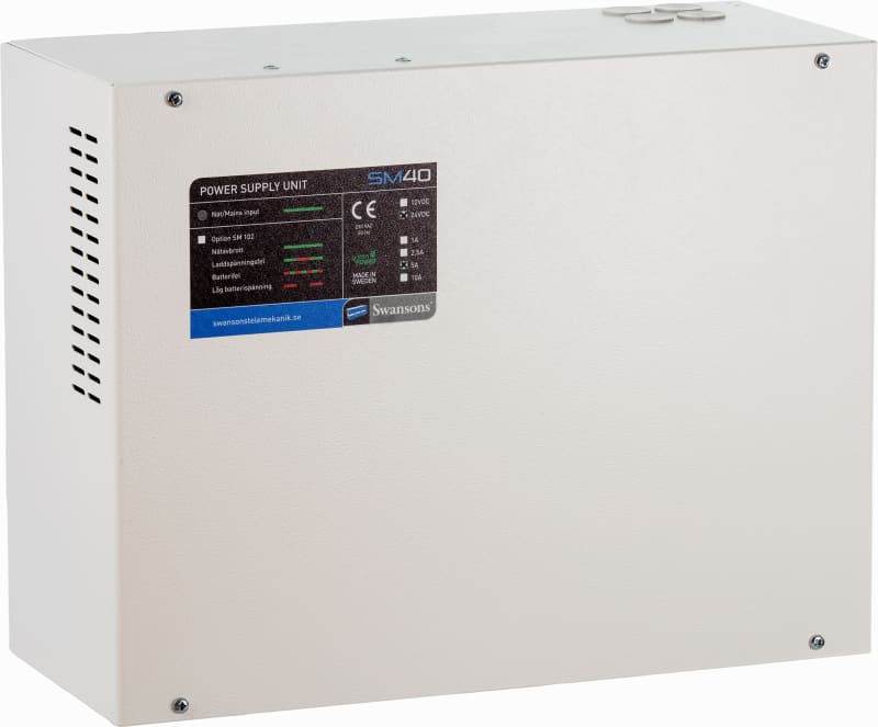 SM40/24-5 Power Supply 24V 5A, max 45Ah (424 15)