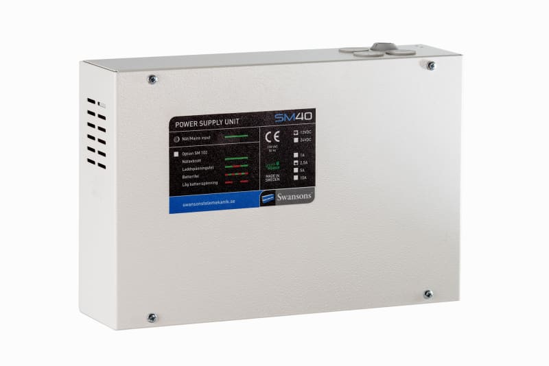 Swanson SM40 Power Supply 12 V 2.5 A for 2×9 Ah Batteries