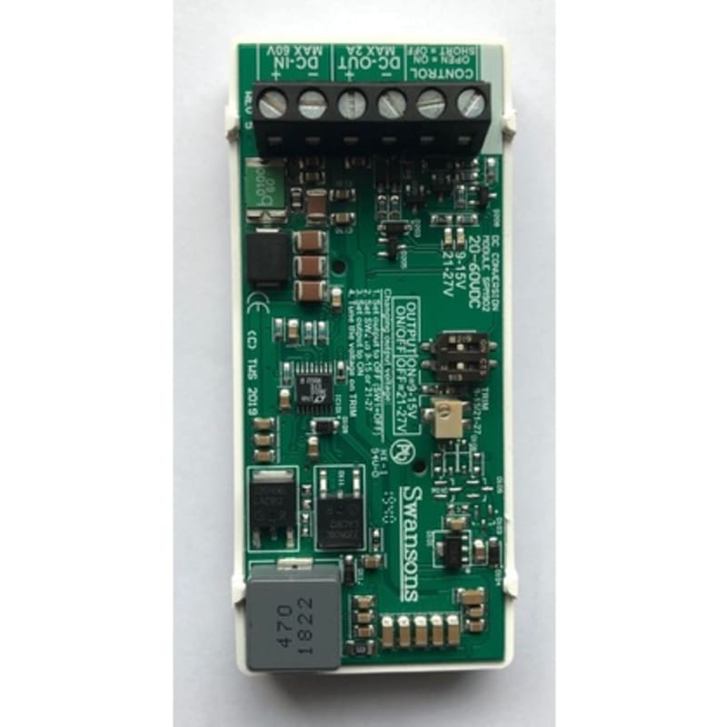 DC/DC OMV. IN 20-60VDC, UT 9-27VDC 2A (SPM902-L)