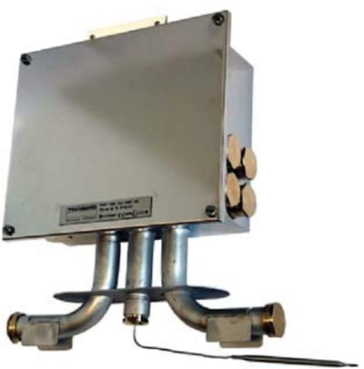 Tranberg Pipe-Mounted Thermostat, Capillary, 0 to +200 degC