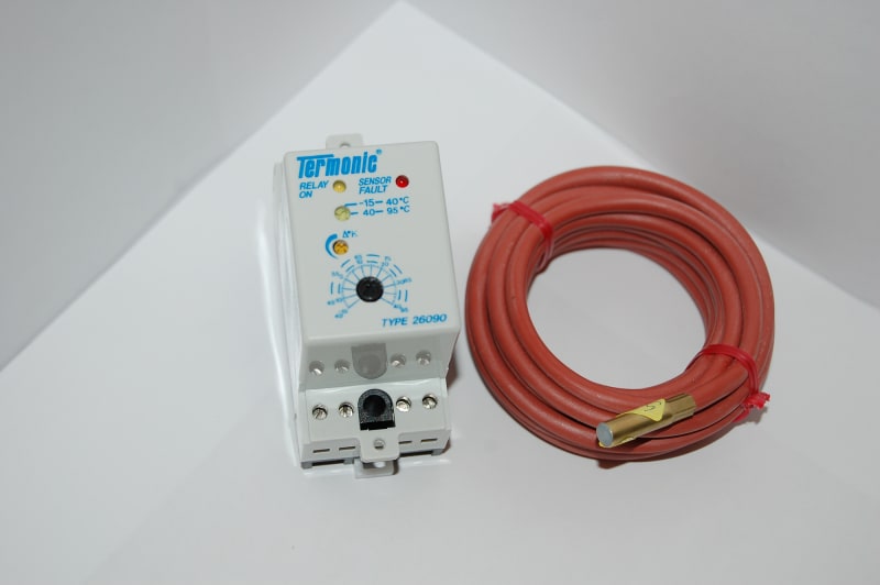 Raychem HARD-TSAT-26090-TT DIN Thermostat with Line Sensor