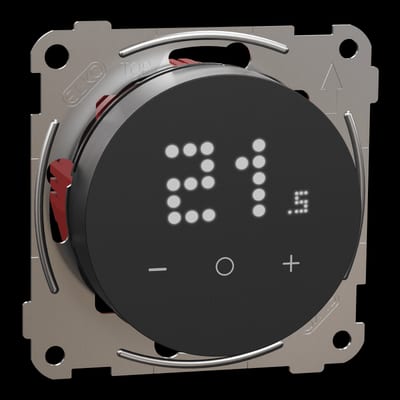 Thermostat with Matter One Black