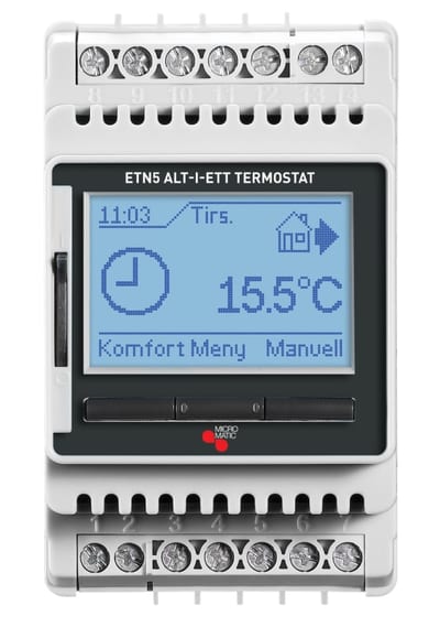 Microtemp ETN5 with floor sensor