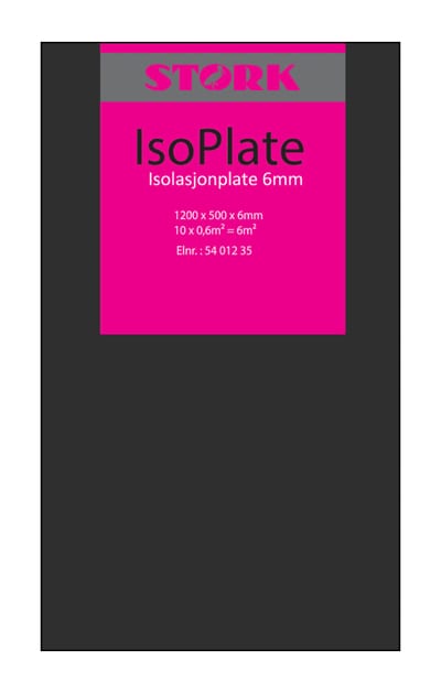 IsoPlate Insulation Plate 1200X500X6MM