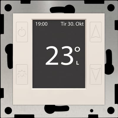 mTouch One thermostat POLAR WHITE 2-pole
