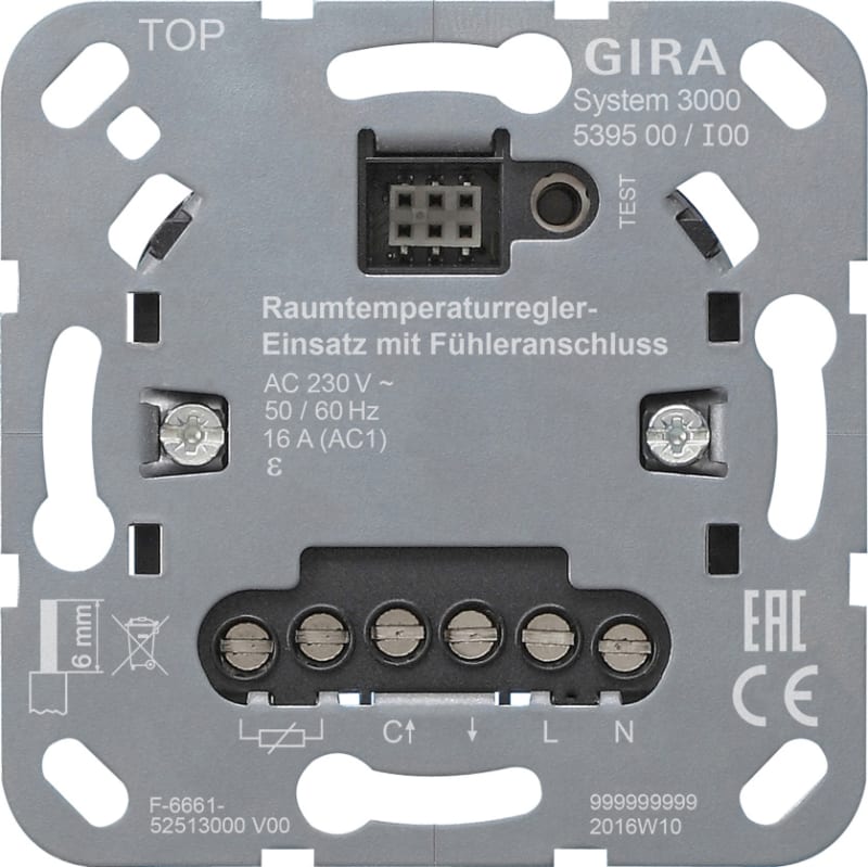 Function System 3000 Thermostat Insert with External Sensor Input