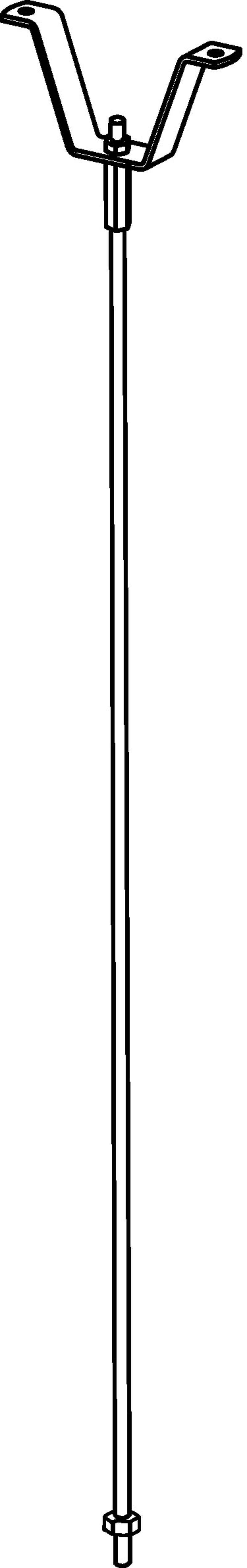 Threaded Rods for PA-Series Air Curtains, 1 and 1.5 m Units, 4 pcs (PA34TR15)