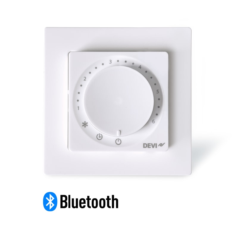 Devi DEVIreg Basic Programmable Thermostat Polar White (140F1164)