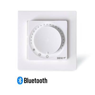 Devi DEVIreg Basic Programmable Thermostat Polar White