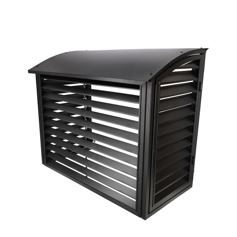 Heat pump housing metal, "Stand. Black Matt" (5420999)