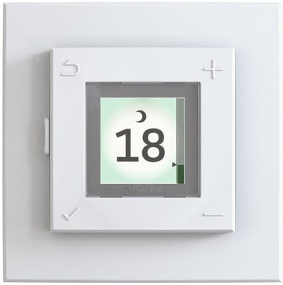 Nobo NTB-2T Room and Floor Thermostat with Weekly Timer, White