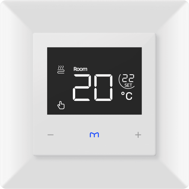 Britely Touch Thermostat 16A, white RH (5430263)