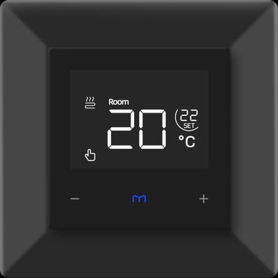 Britely Touch Thermostat 16A, Black