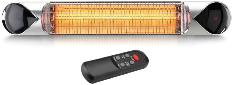 Patio Heater 1500W silver IP55 (TVHS-SL-1500A)