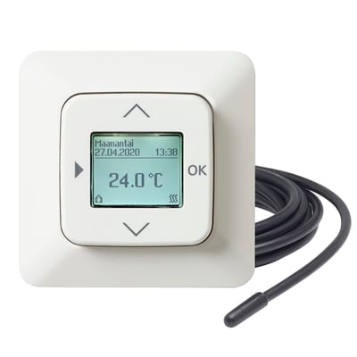 ABB TC16-20-214 Jussi Recessed Room/Floor Thermostat with Display