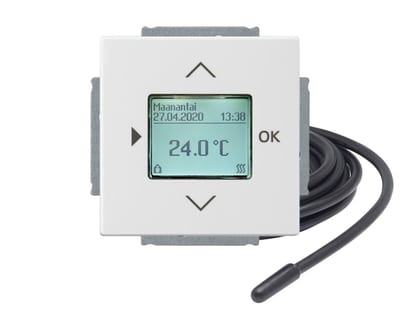 ABB 2TKA00004035 Impressivo Recessed Thermostat with Display and Floor Sensor