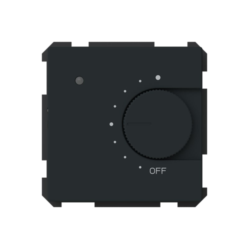ABB Impressivo Bluetooth Floor/Room Thermostat with Floor Sensor, Matte Black (2TKA00005262)