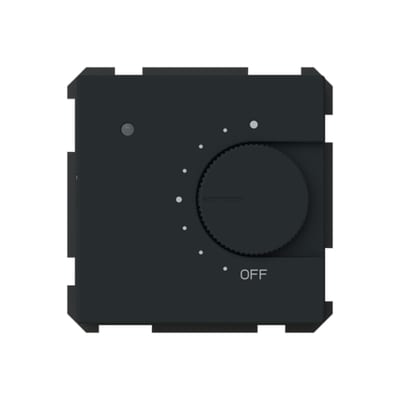 ABB Impressivo Bluetooth Floor/Room Thermostat with Floor Sensor, Matte Black