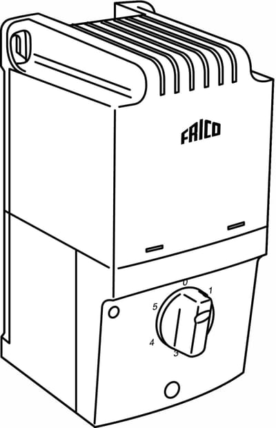 Frico RE1,5 5-Trinns controller for 2 fans