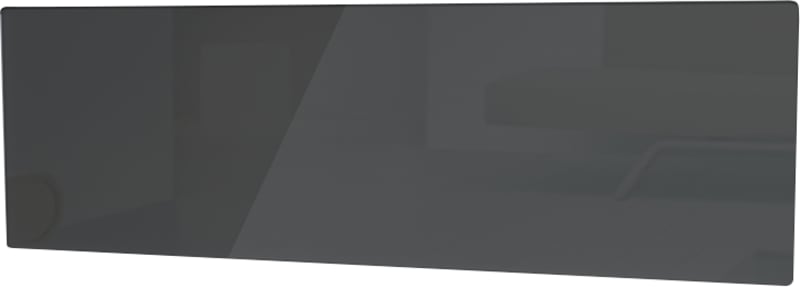 Nobø X-87000124 Clip-On Glass Front, Anthracite, 20 cm, 1000 W