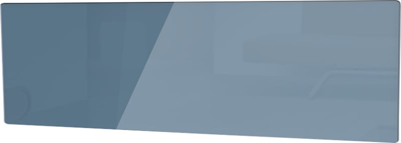 Clip on Glass retro blue. 20 cm, 1000W (NDG2 132 B)