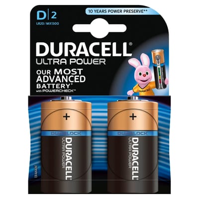 Ultra Power LR20 D 2PK