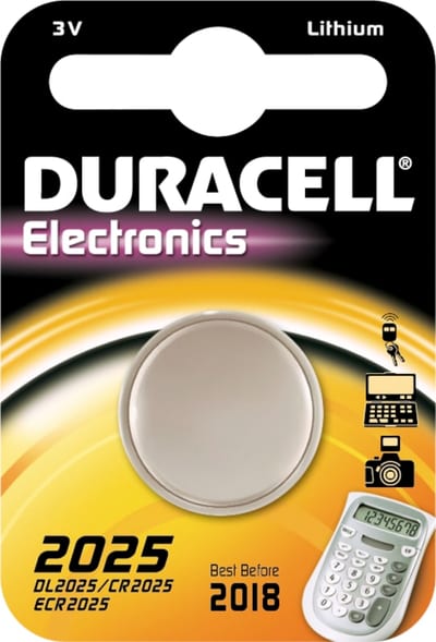 Duracell CR2025 3,0V 2 PK
