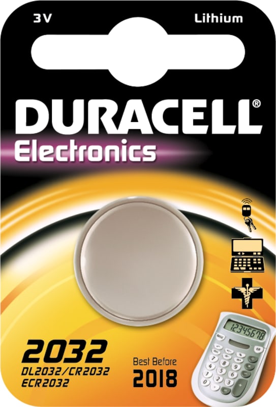 Duracell CR2032 3,0V 2 PK (203921)