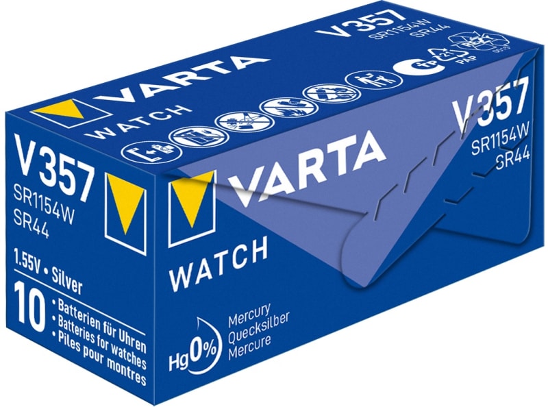 Varta Silver Coin V357 Napfblister 1 (357101111)