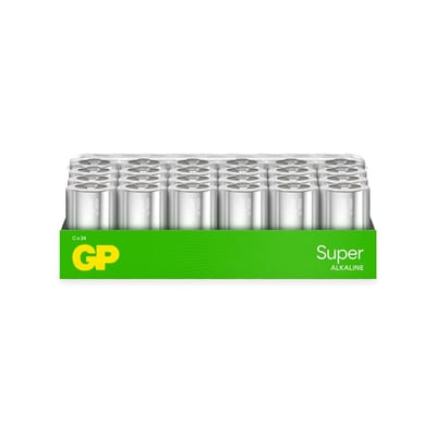 Battery Super Alkaline C-battery 24-Pk