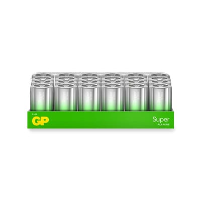 Battery Super Alkaline D-battery 24-Pk