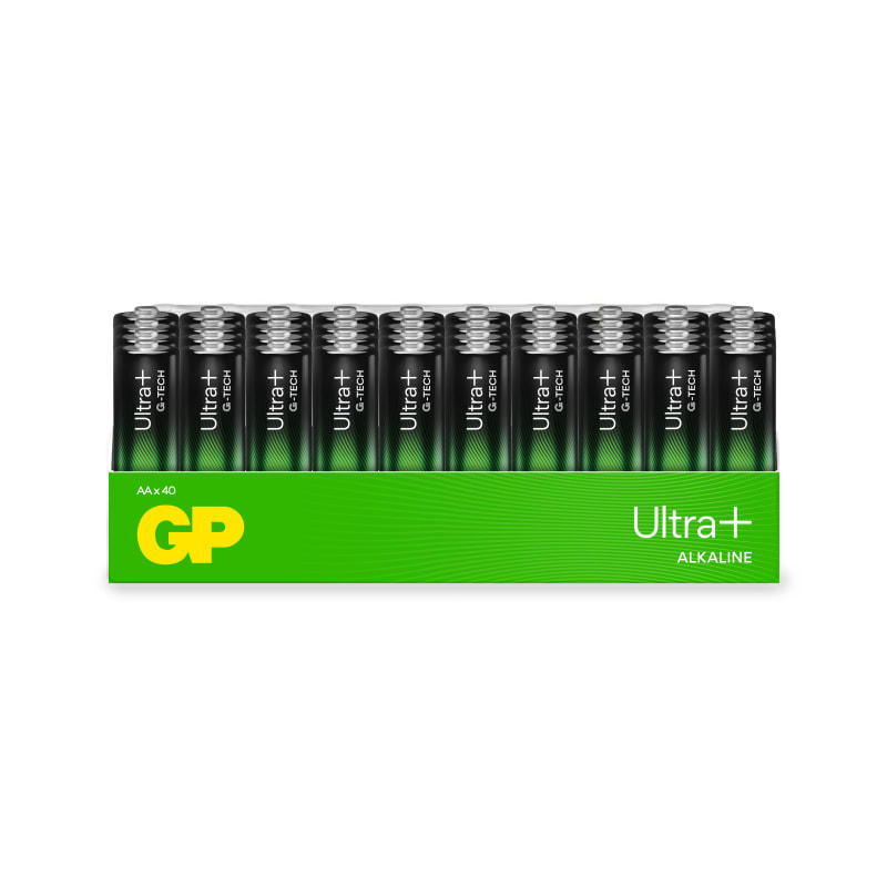 Battery Ultra Plus Alkaline AA/LR6 40-Pk (GPPCA15UP199)