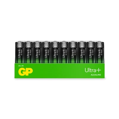 Battery Ultra Plus Alkaline AA/LR6 40-Pk