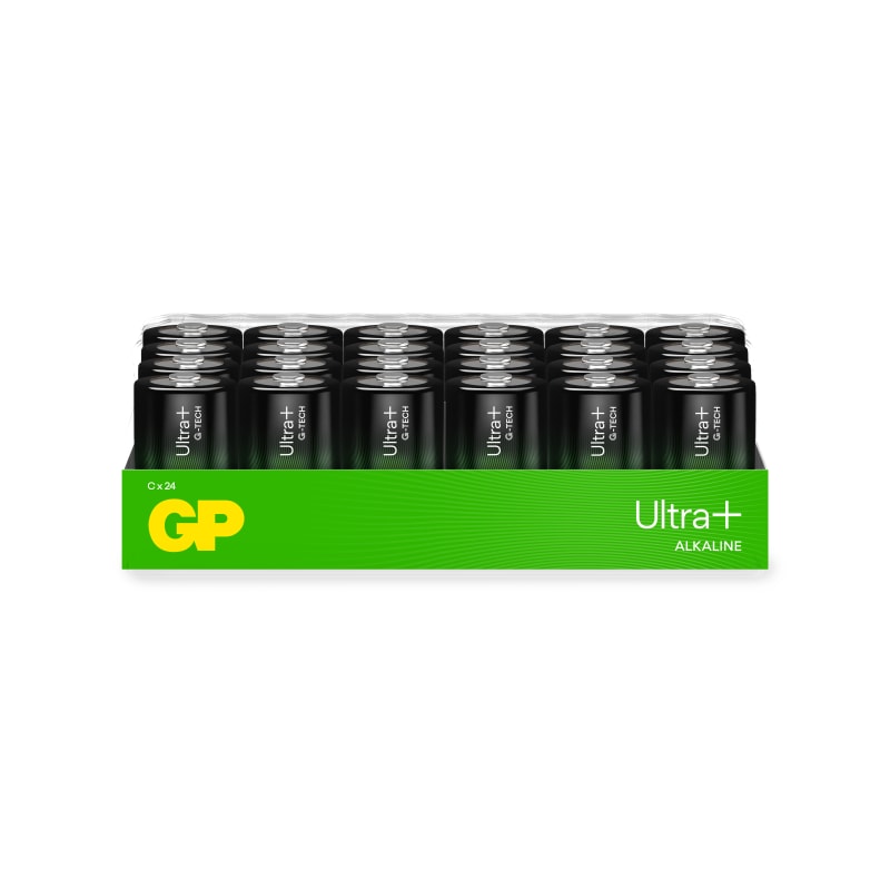 Battery Ultra Plus Alkaline C/LR14 24-Pk (GPPCA14UP030)