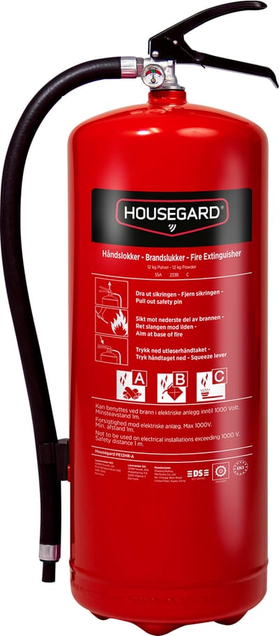 Housegard PE12HR-A Powder Fire Extinguisher 12 kg