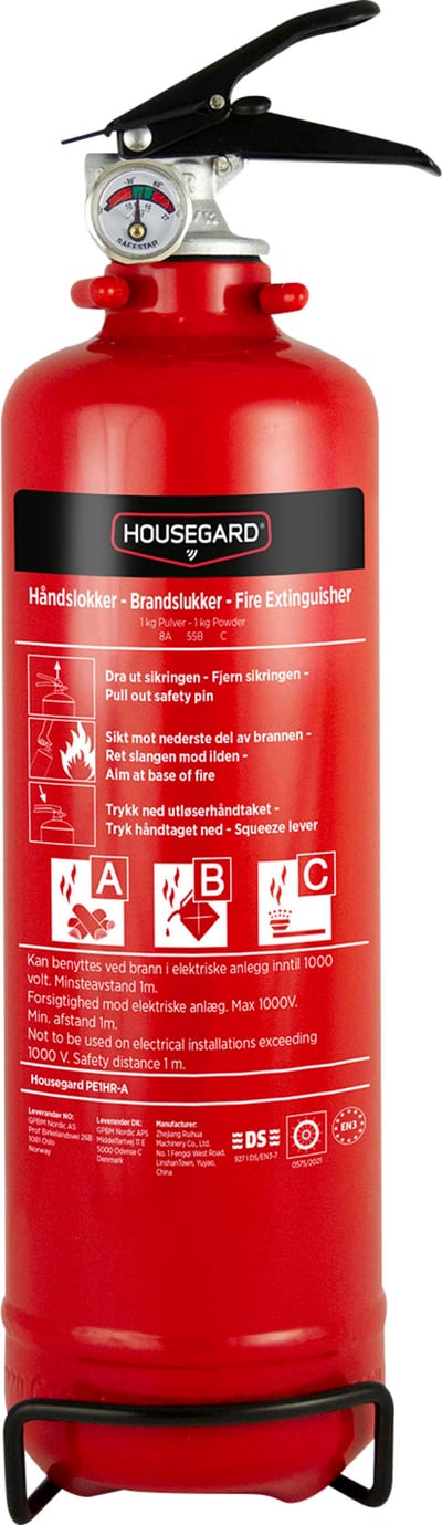Housegard PE1HR-A Powder Fire Extinguisher 1 kg