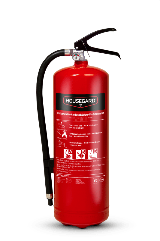 Housegard PE6HR-A Powder Fire Extinguisher 6 kg (600170)