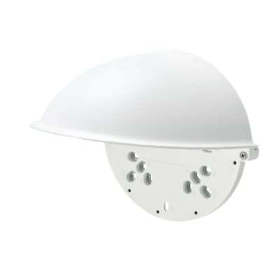 Hanwha SBV-120WCW Weather Cap for Dome Cameras, Aluminium, White