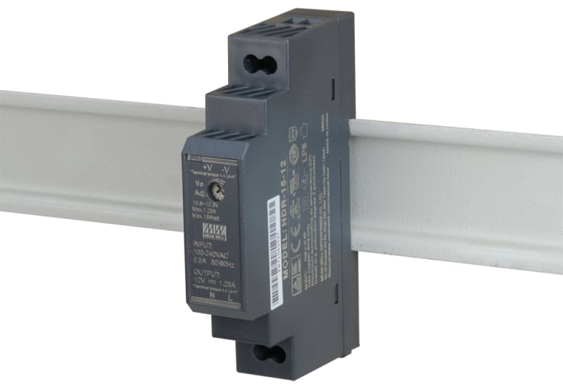 DIN PSU - 1,25A, 12VDC (6201871)
