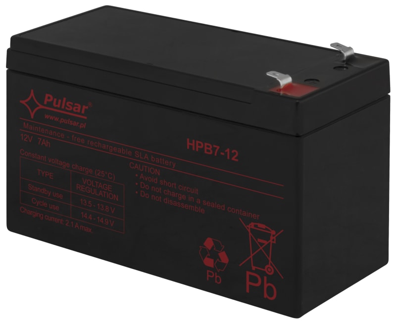 Lead-Acid Battery 12V, 7AH-5-8YEARS (6201878)
