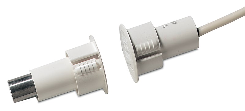 Magnetic Contact RECESSED. 2M CABLE (DC124)